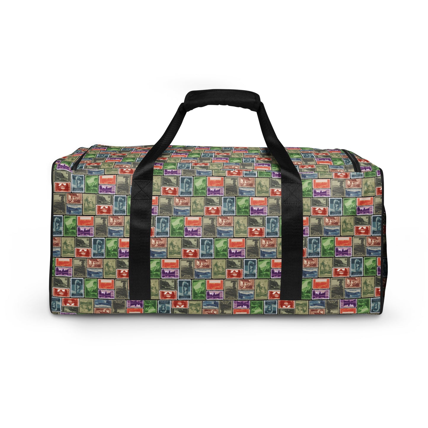 National Park Vintage Postage Stamp Duffle bag