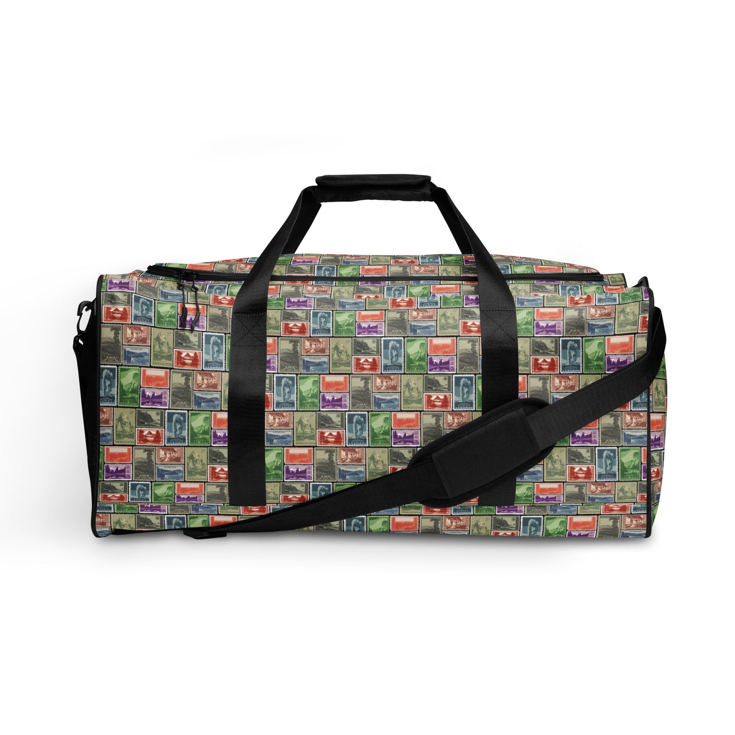 National Park Vintage Postage Stamp Duffle bag