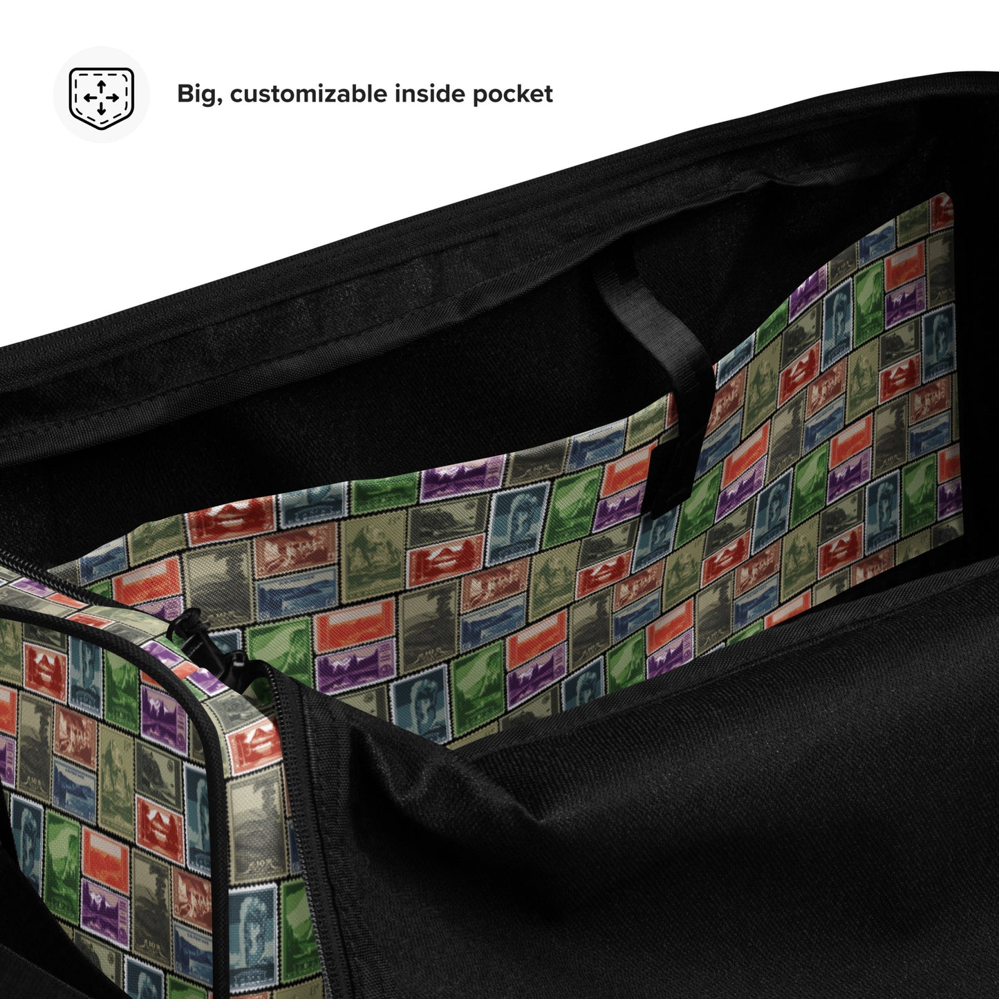 National Park Vintage Postage Stamp Duffle bag