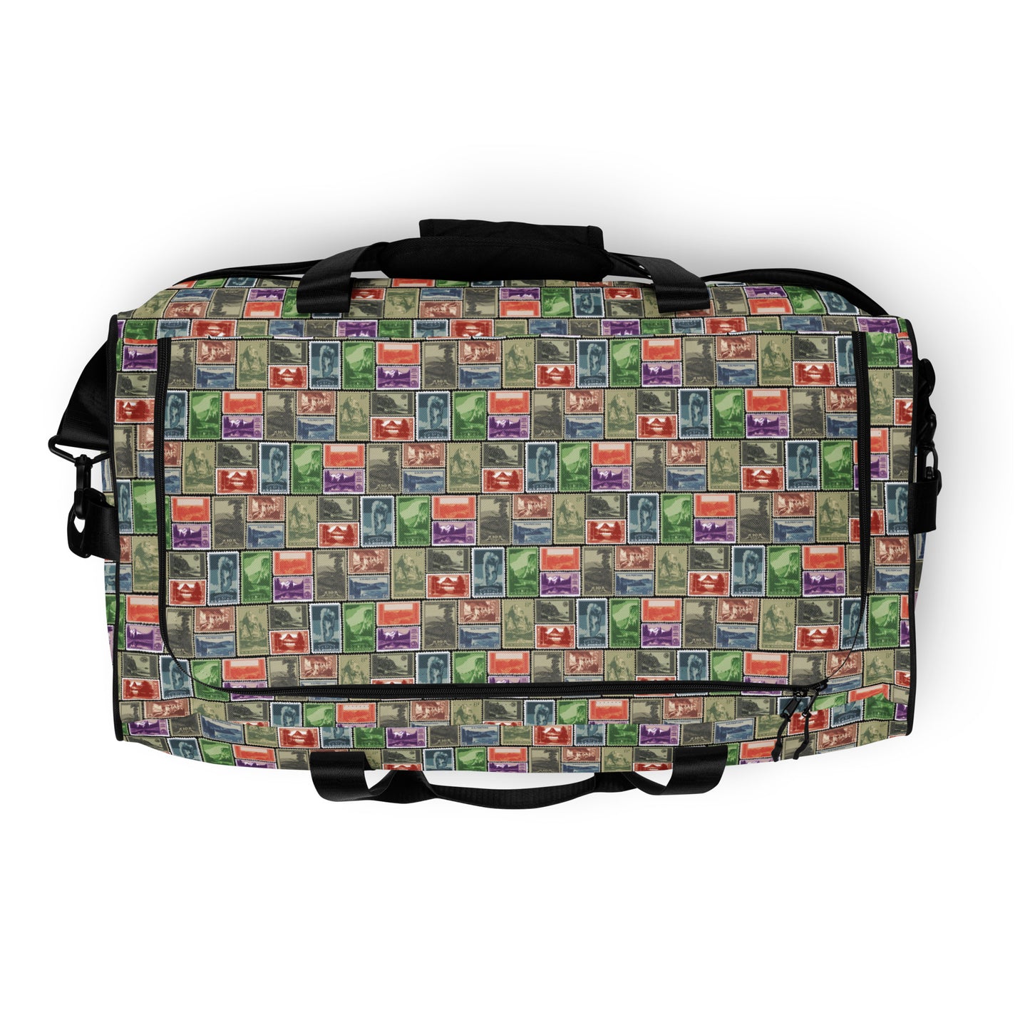 National Park Vintage Postage Stamp Duffle bag