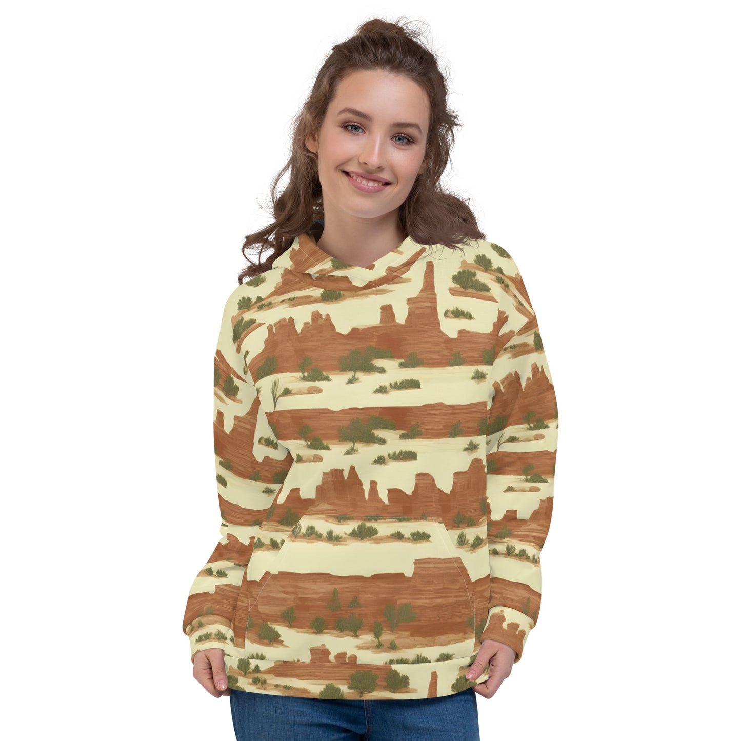 Canyonlands National Park Toile Stripe Unisex Hoodie