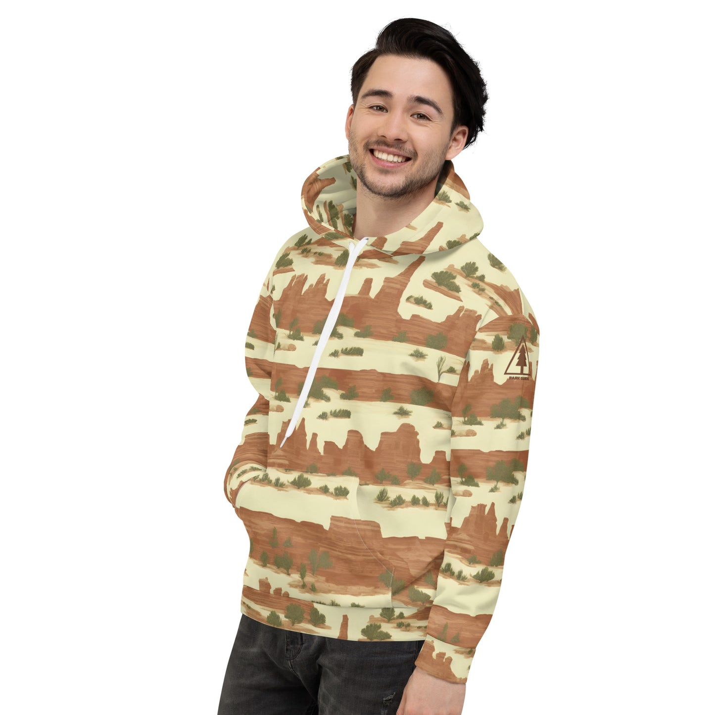 Canyonlands National Park Toile Stripe Unisex Hoodie