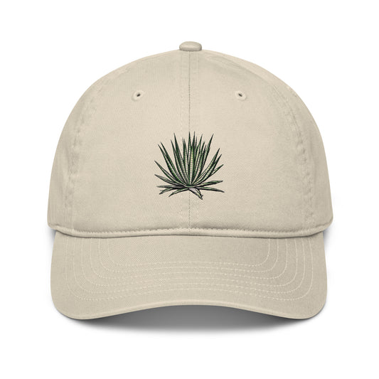 White Sands Yucca Embroidered Organic Dad Hat